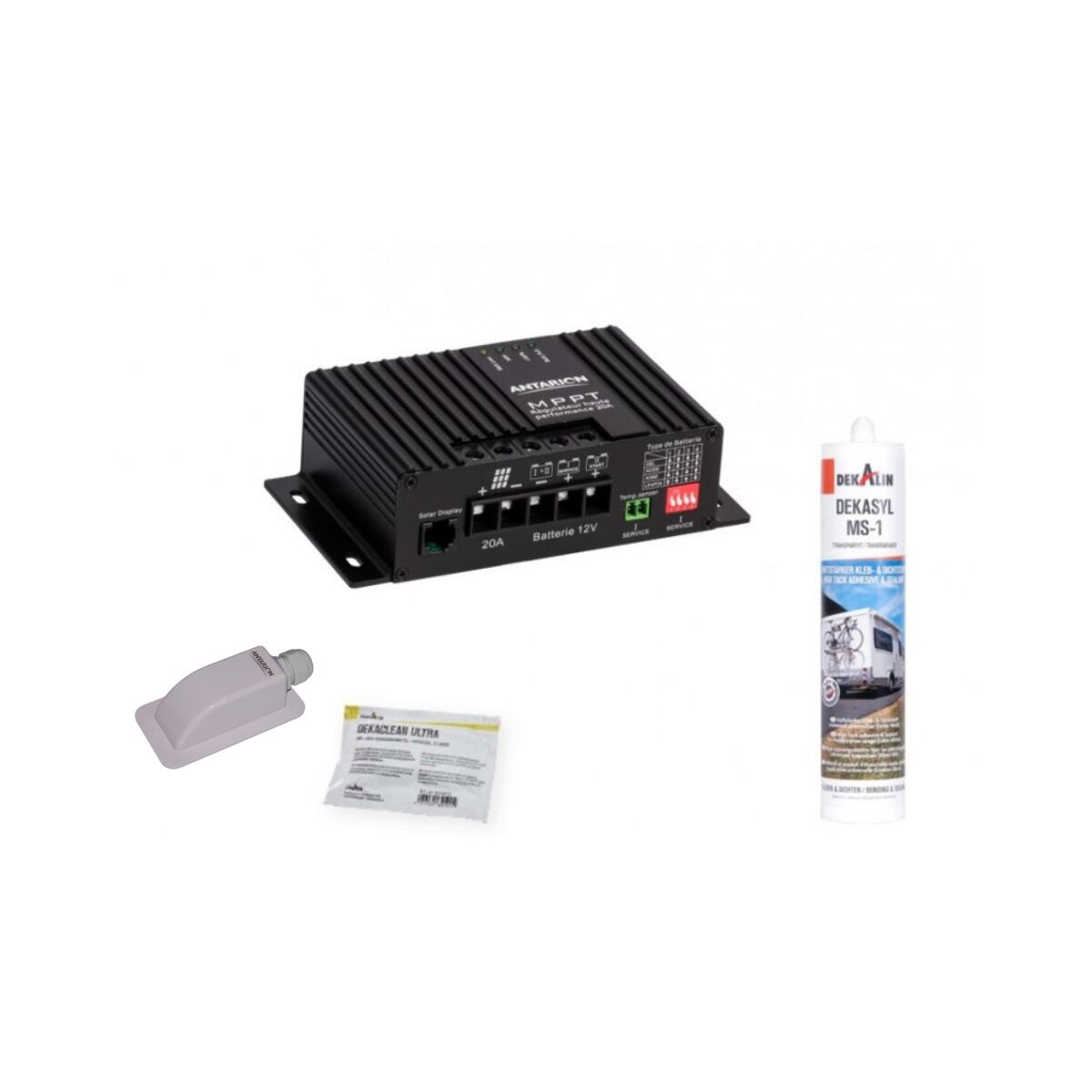 Pack ANTARION 2x Panneaux solaire 140W + kit de pose solaire avec régulateur 4/5