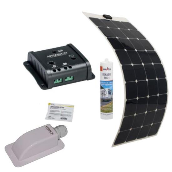 Pack ANTARION Panneau Solaire Souple 150W Camping car Van Life + régulateur