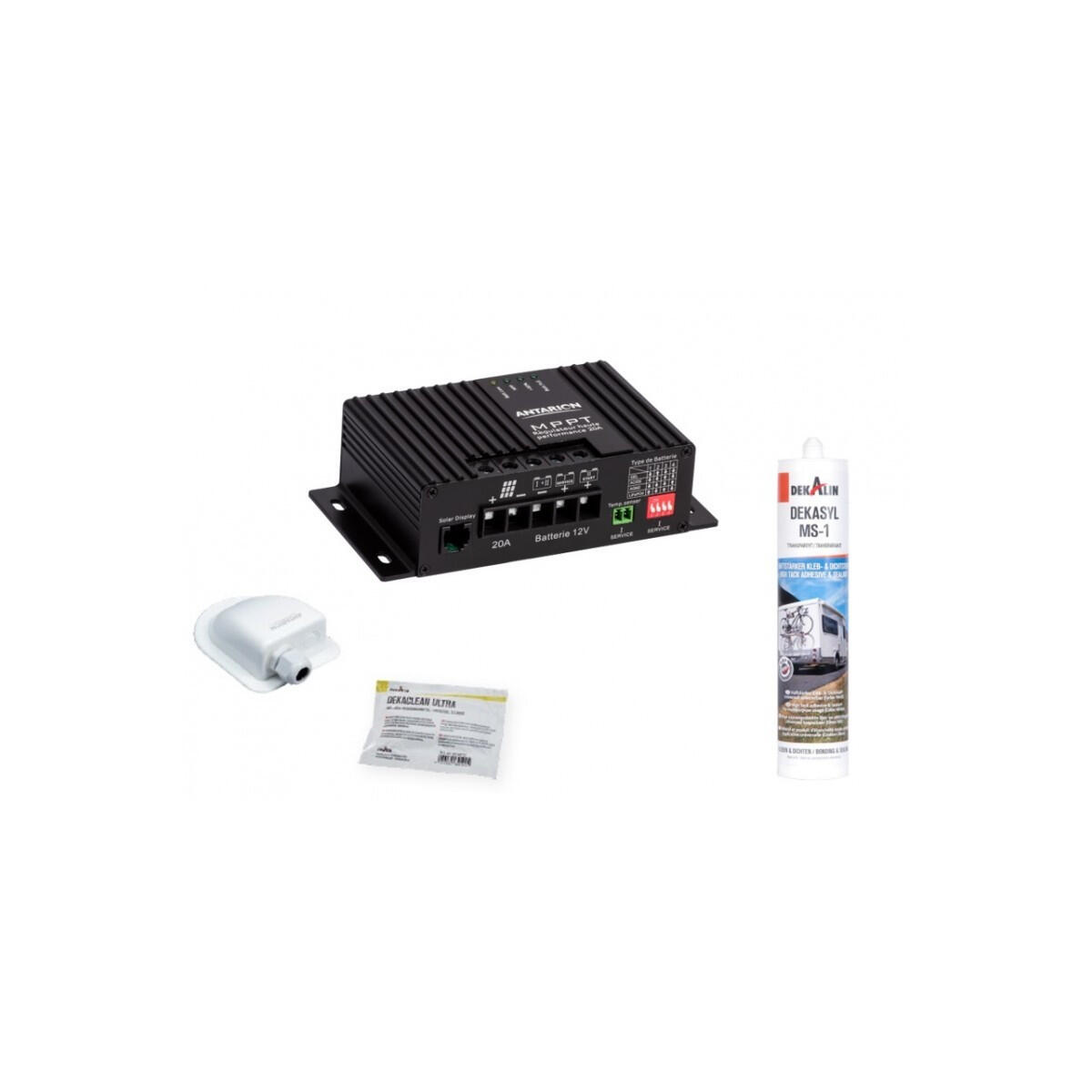 PACK ANTARION Panneau Solaire Black Booster 220W + Kit de pose solaire avec 3/3