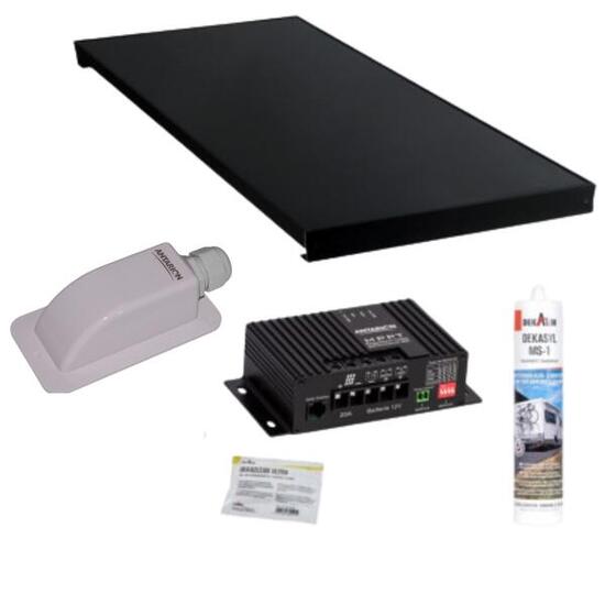 Pack ANTARION ALL BLACK Panneau Solaire 190W + Régulateur solaire MPPT20