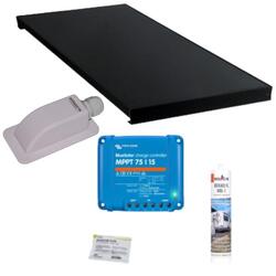 Pack ANTARION ALL BLACK Panneau Solaire 160W + Régulateur solaire VICTRON 220W