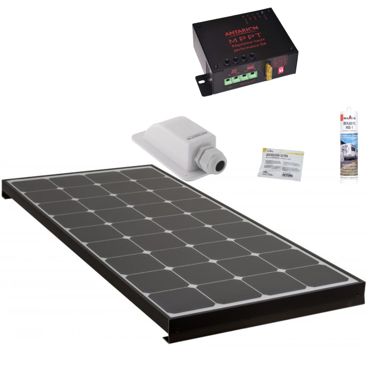 Antares - Pack Antarion Panneau Solaire Black Booster 260w + Régulateur Mppt + Kit De - Panneau Solaire - Taille Unique - Decathlon
