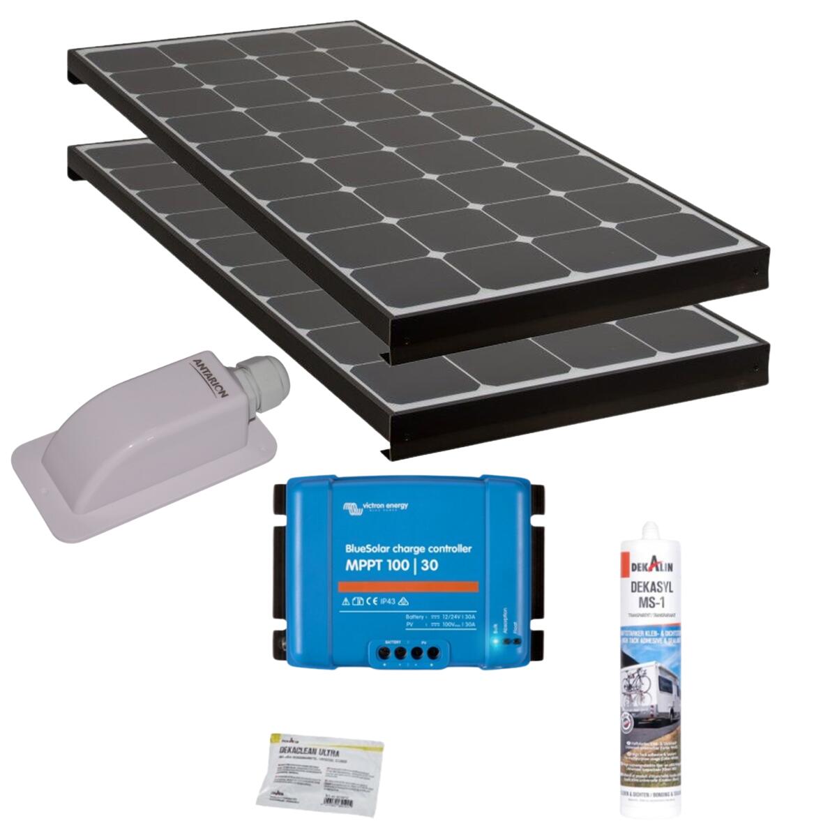 Antares - Pack Antarion Black Booster 2x Panneaux Solaires 140w + Régulateur Solaire - Panneau Solaire - Taille Unique - Decathlon