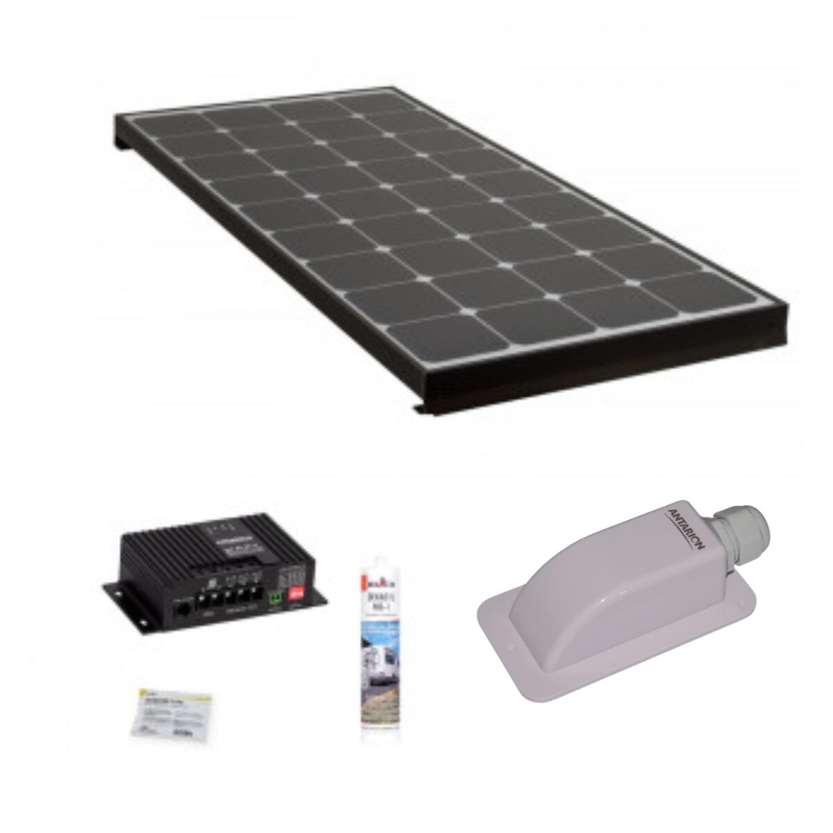 Antares - Pack Antarion Panneau Solaire Black Booster 140w + Régulateur De Charge - Panneau Solaire - Taille Unique - Decathlon
