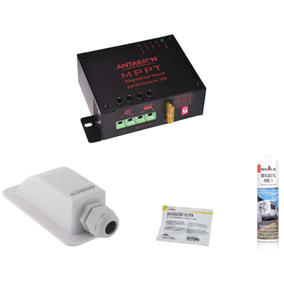 PACK ANTARION Panneau solaire Black Booster 260W + Régulateur MPPT + Kit de 3/4