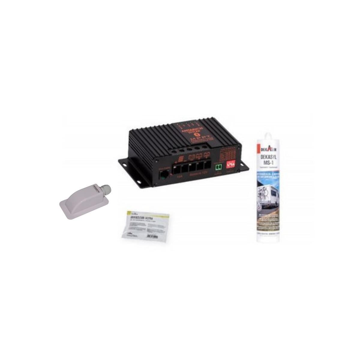 Pack ANTARION Panneau solaire 120W + Kit de pose solaire avec régulateur 3/4