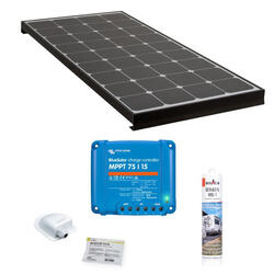 Pack ANTARION BLACK BOOSTER Panneau Solaire 140W + Régulateur solaire VICTRON