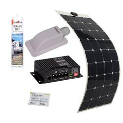 Pack ANTARION Panneau Solaire Souple 150W Camping car Van Life + Régulateur