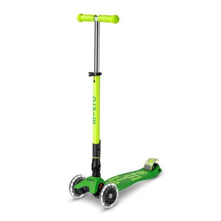 Trottinette enfant Maxi Deluxe pliable Néon LED