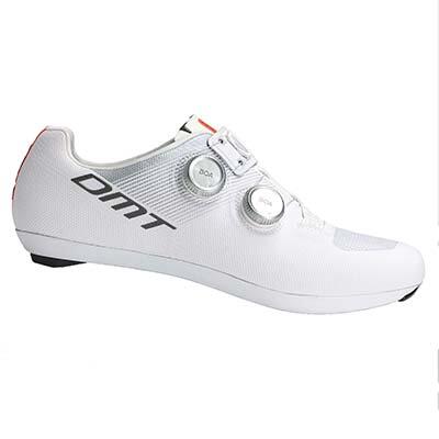 Chaussures de route DMT KR0 Evo Blanc/Argent - Tricot 3D Ingénierie, BOA 6/7