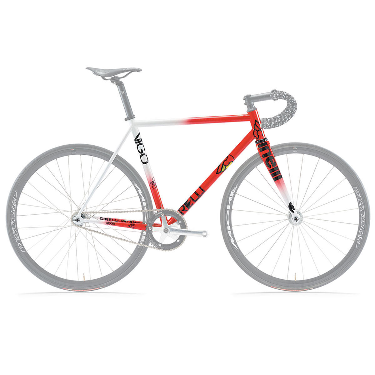 Cinelli Vigorelli Track Frame — Red, 57 cm | Decathlon
