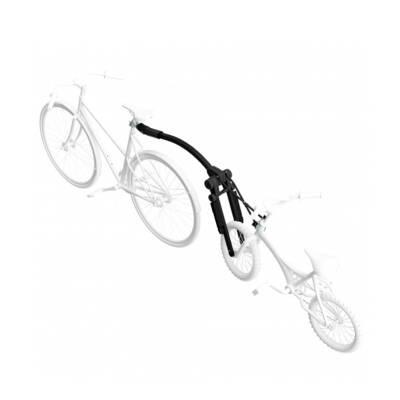 Barre de remorquage vélo NOIR assemblée - Pour vélos de 10 à 20" 3/4