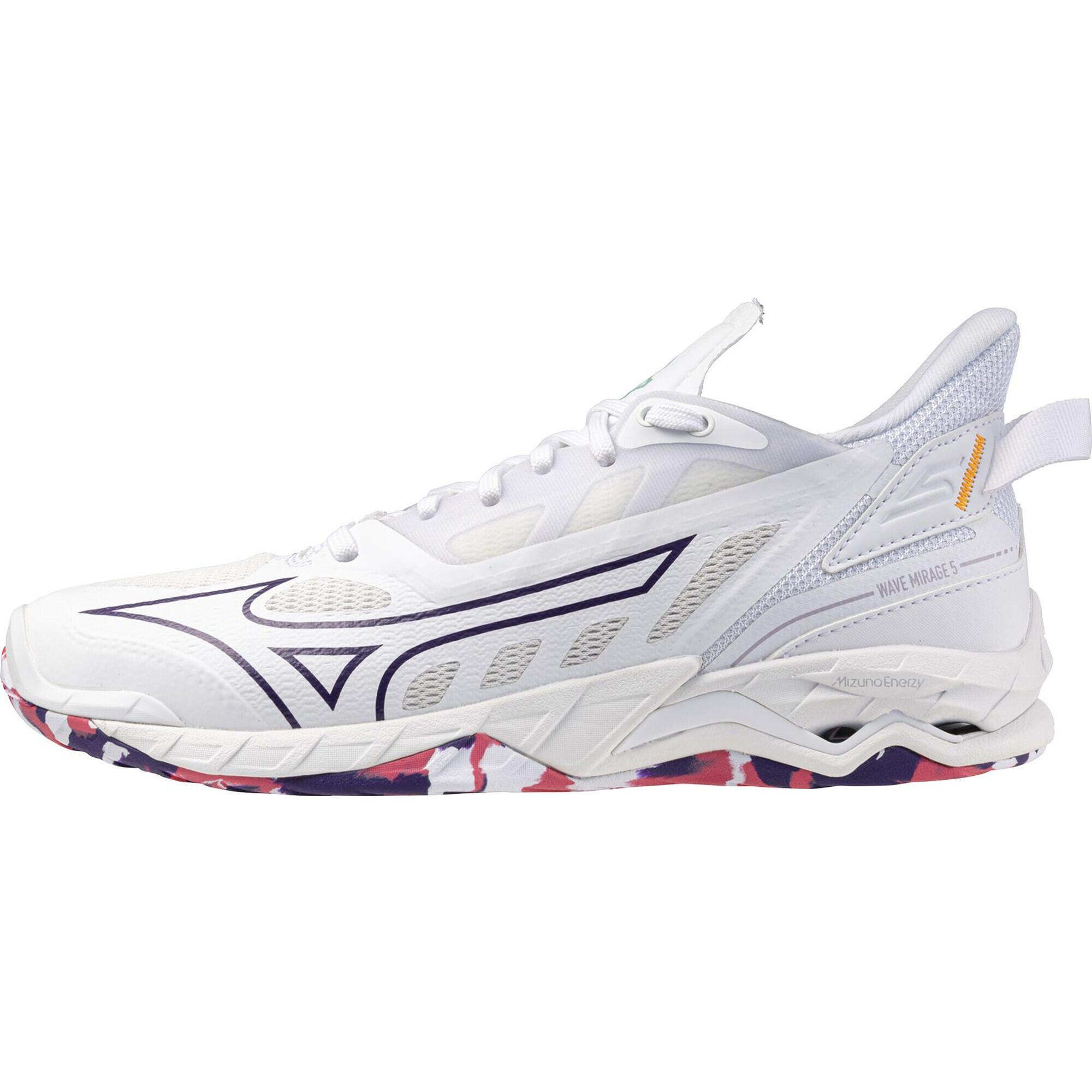Mizuno - Chaussures Indoor Femme Mizuno Wave Mirage - Chaussures De Sport - Blanc|bleu - 40,5 - Decathlon