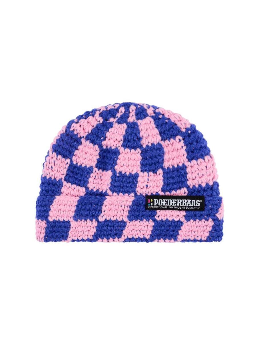 Bonnet - Femme - Checkerboard - Rose poudré 6/6
