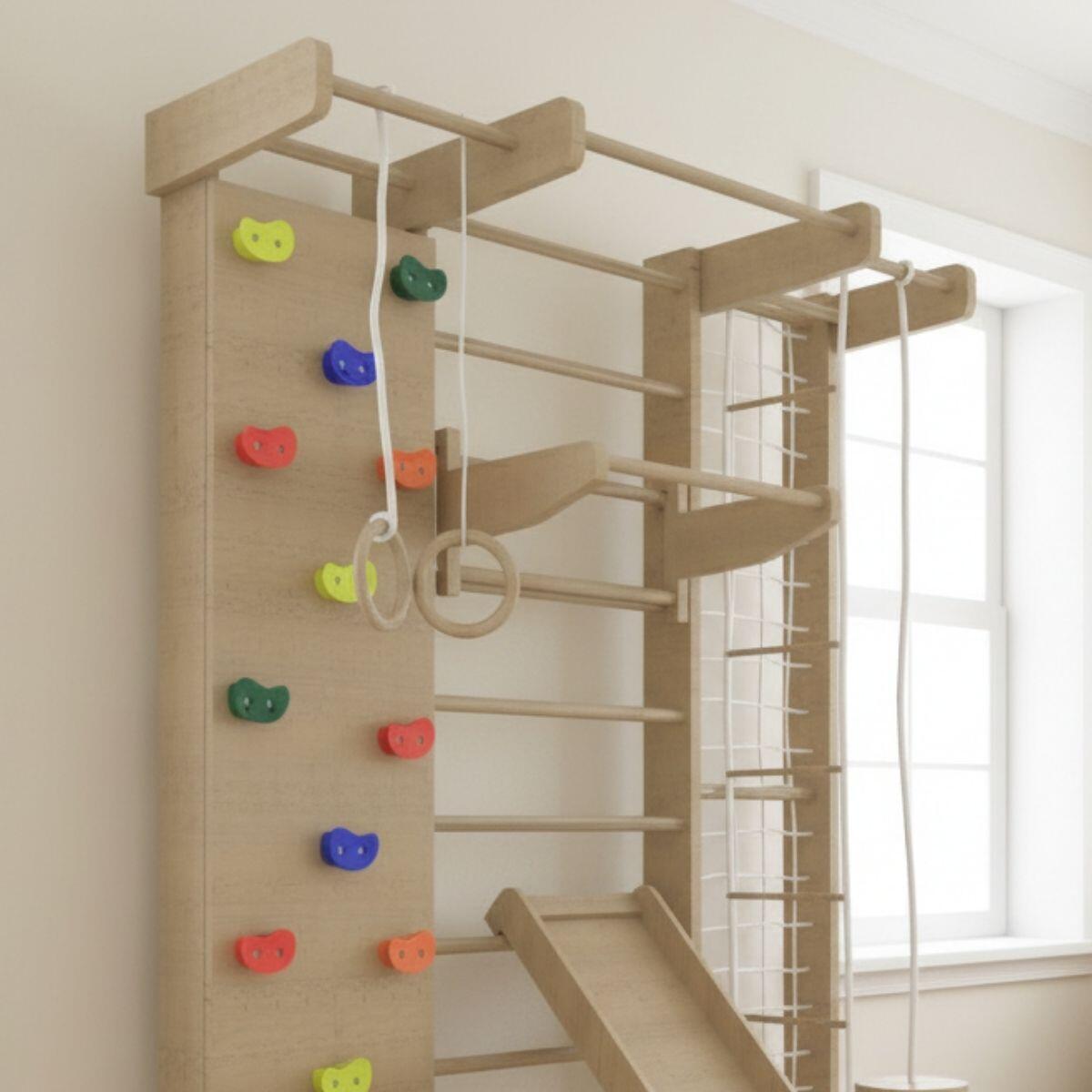 drabinka gimnastyczna Mistrz Max drewno 3/4