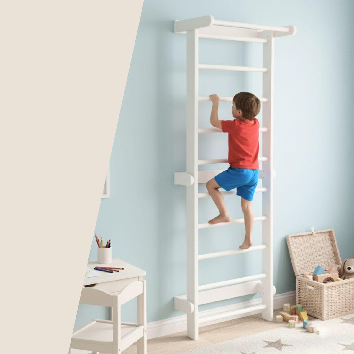 Scala da ginnastica Cherry White - bianco 5/7