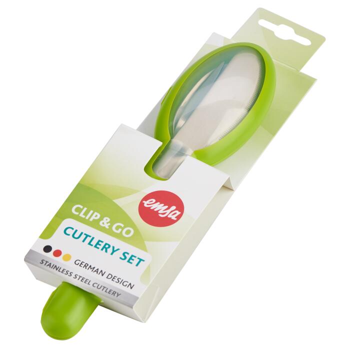 Set 3 couverts camping "Clip &amp; Go" Emsa 2/3