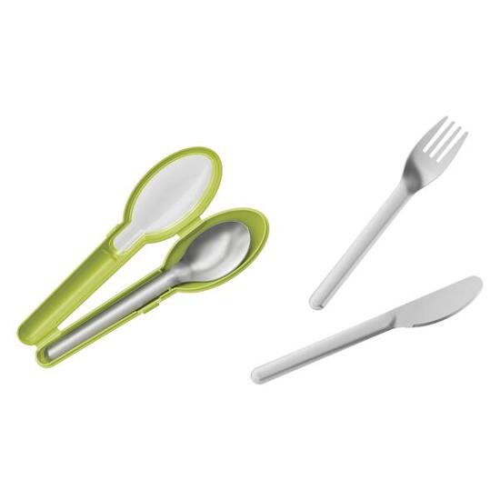 3-teiliges Campingbesteck "Clip & Go". Emsa