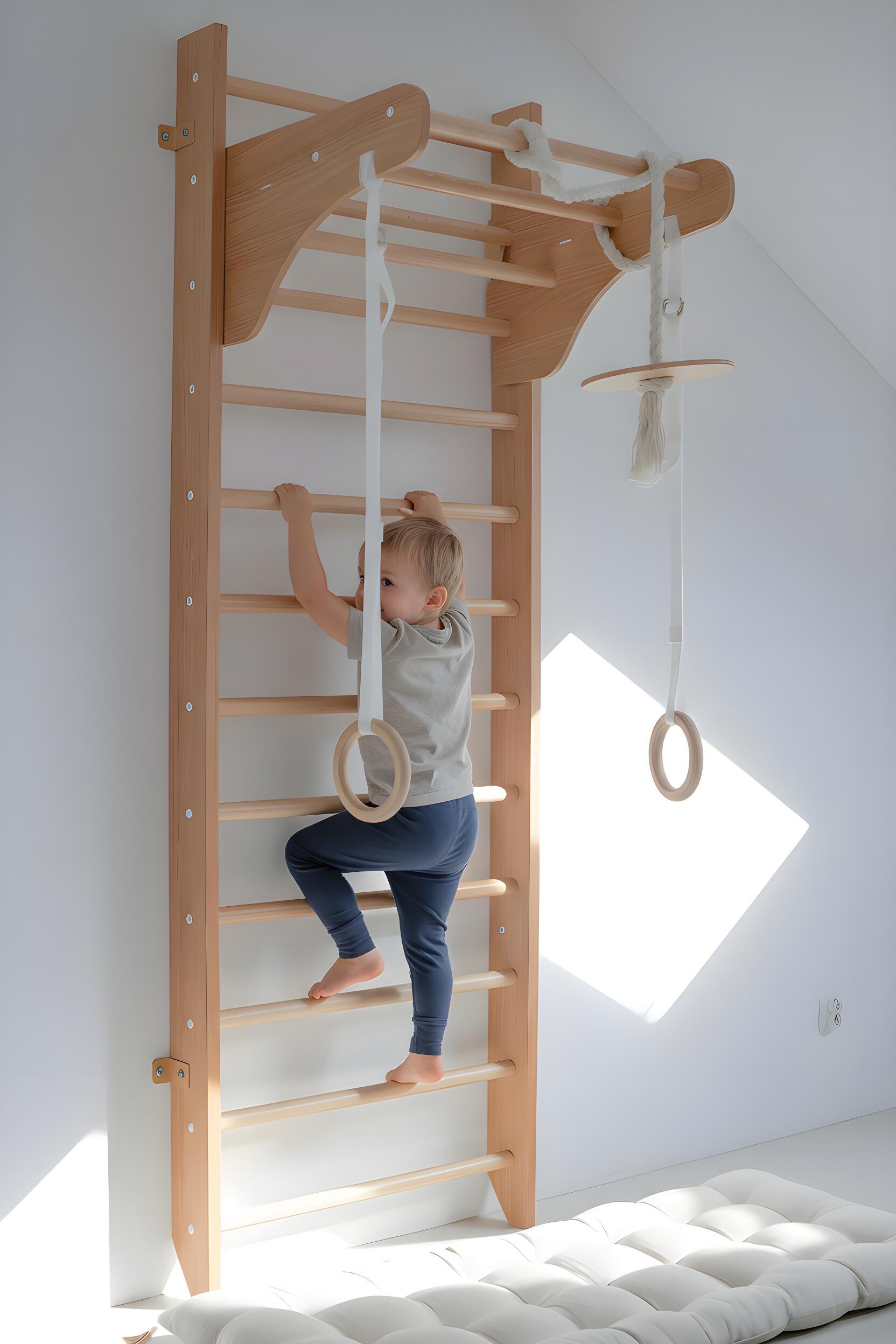 Drabinka gimnastyczna Kinder Wood 4/4