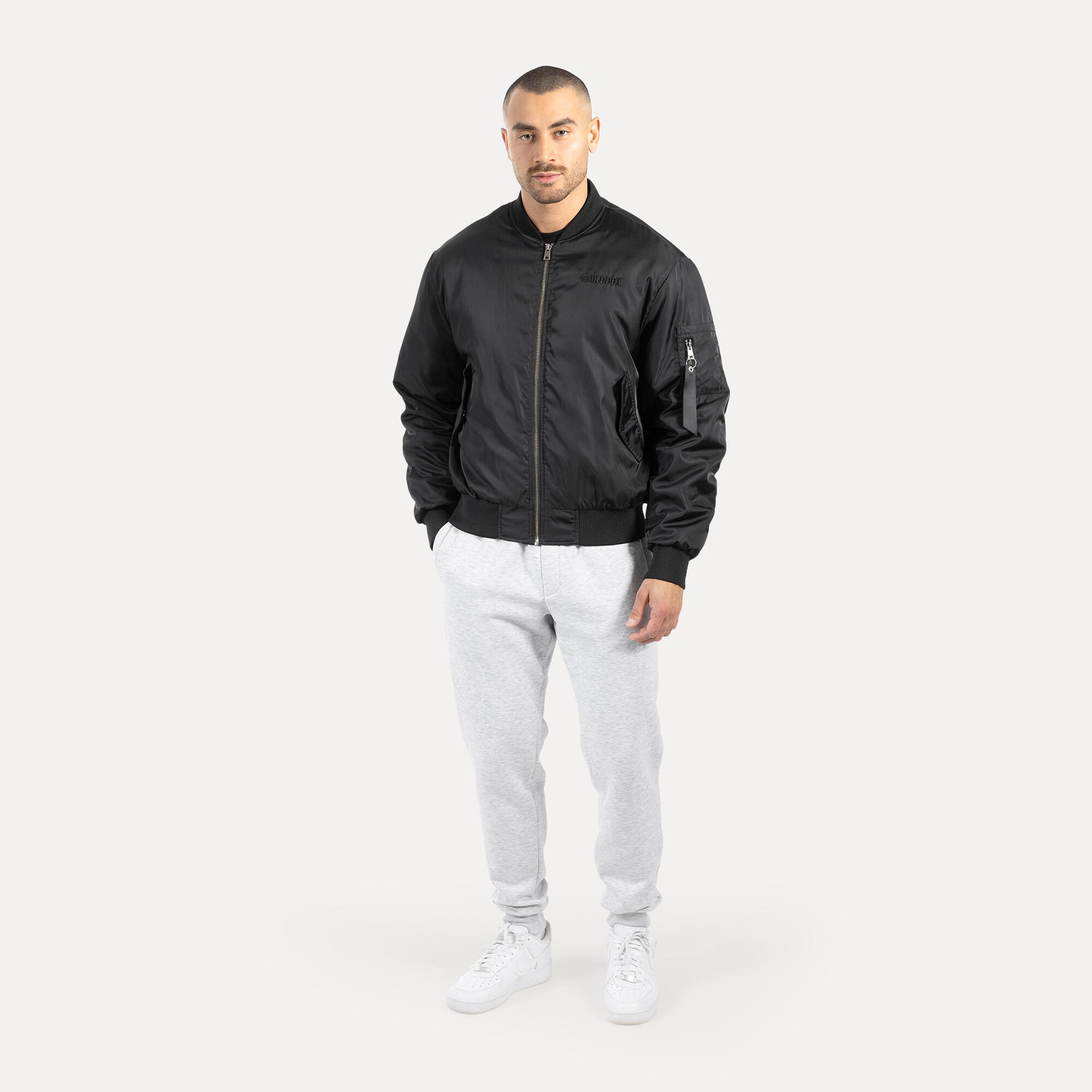 Herren College Jacke Daxton Schwarz 3/5