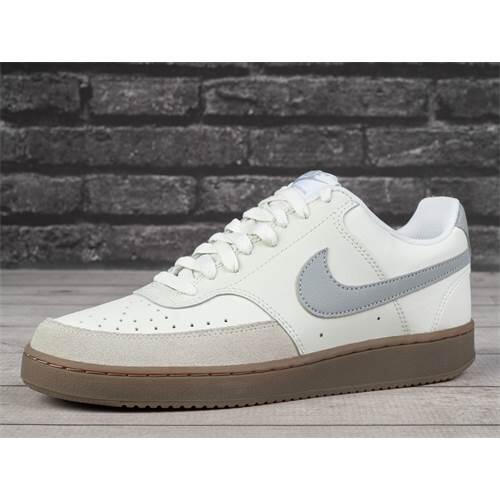 Chaussures Nike Court Vision Low blanc cassé rétro minimaliste 2/5