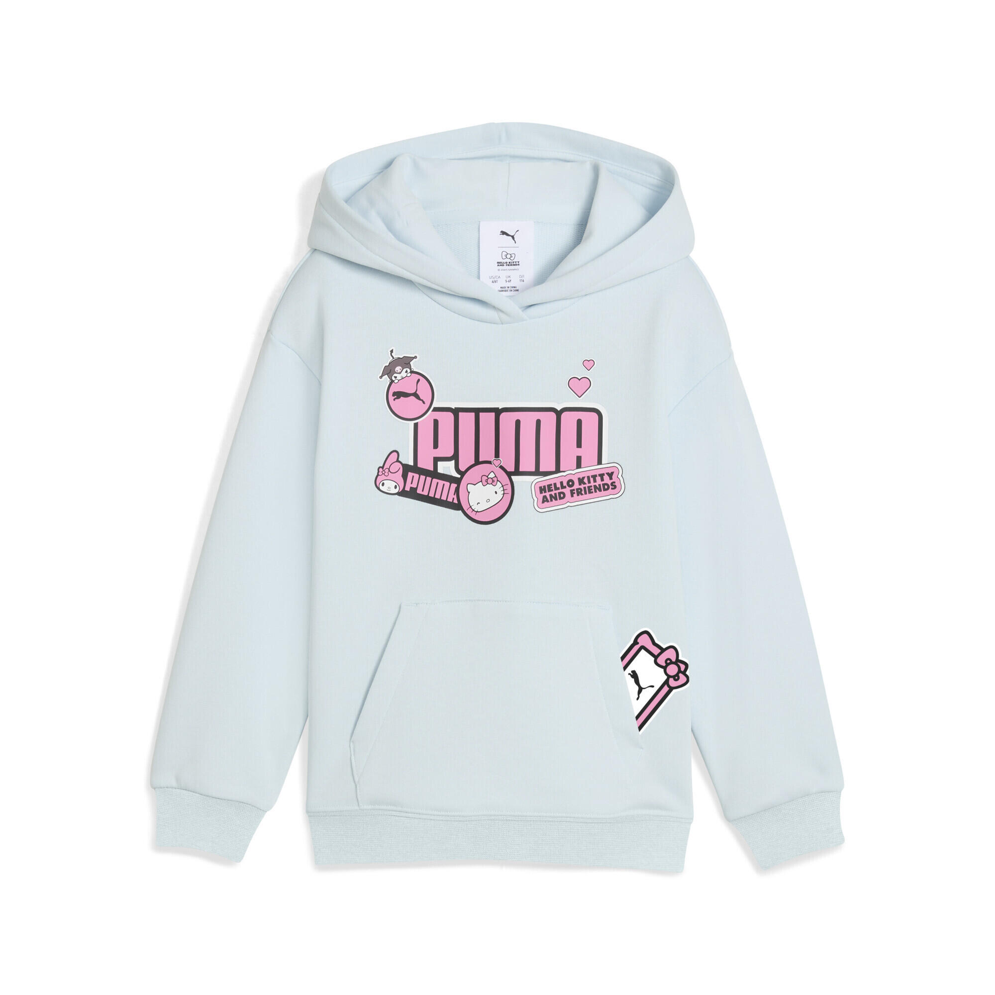 PUMA Dívčí svetr s grafickým potiskem Hello Kitty And Friends PUMA