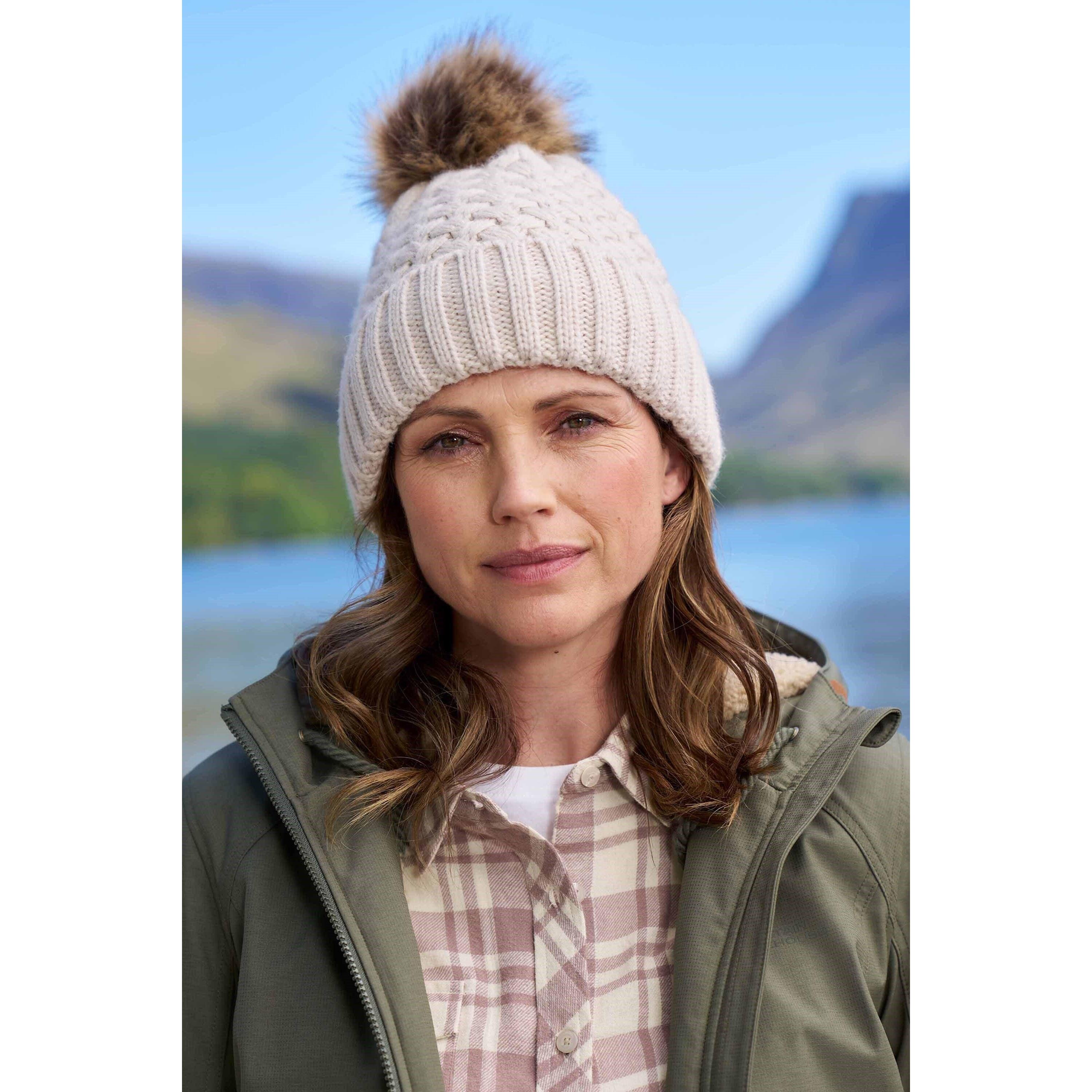 Mountain Warehouse Womens/Ladies Lisbon Pom Pom Borg Lined Beanie
