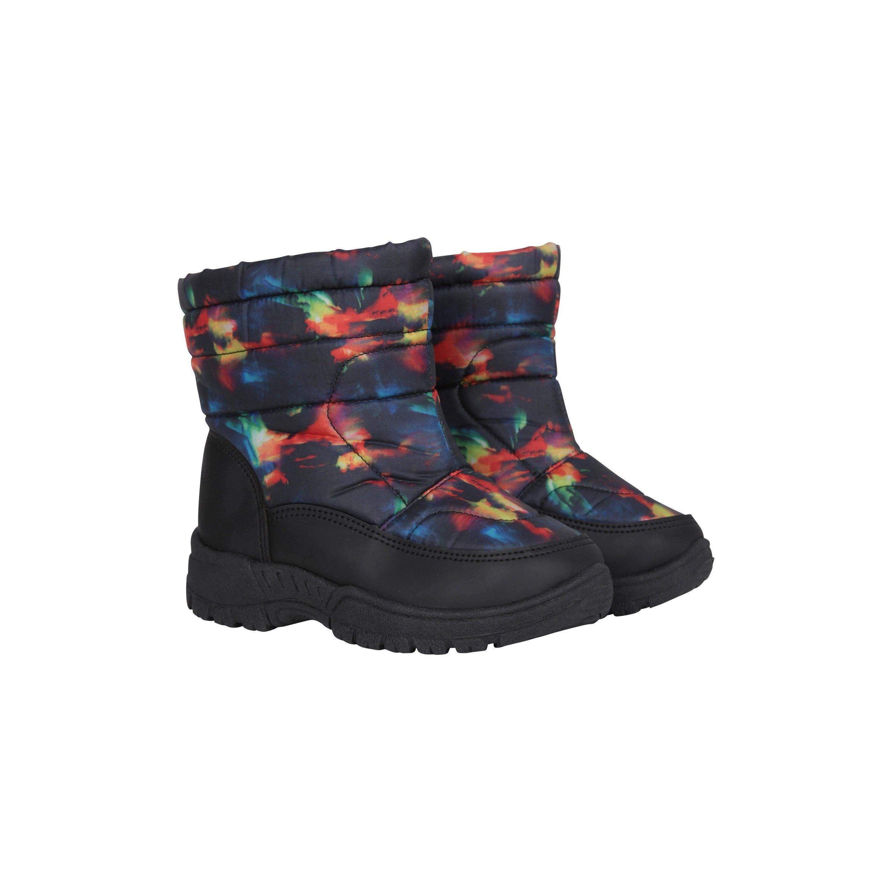 Mountain Warehouse Toddler Caribou Adaptive Tie Dye Snow Boots