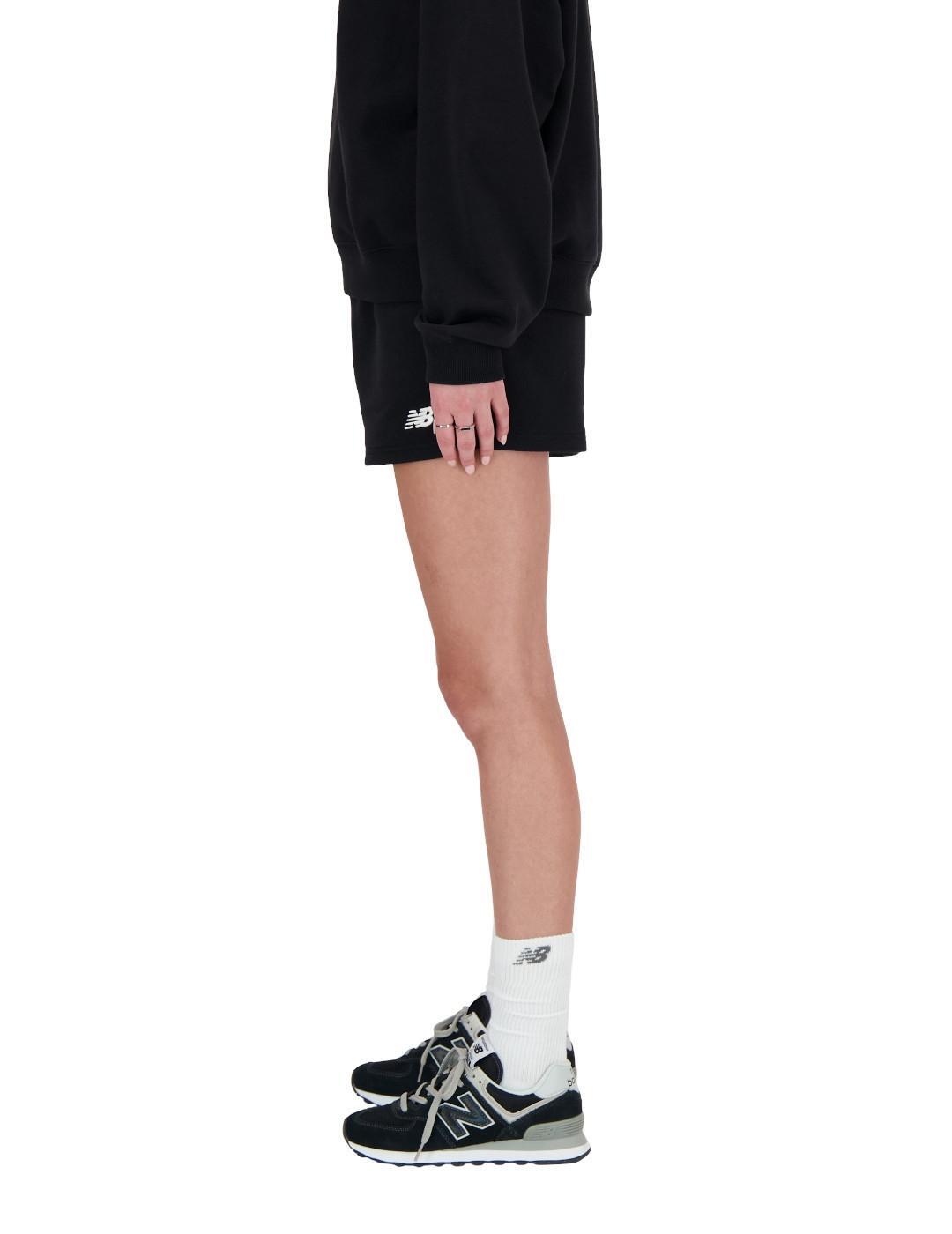 Shorts pour femme New Balance Essentials Noir 2/5