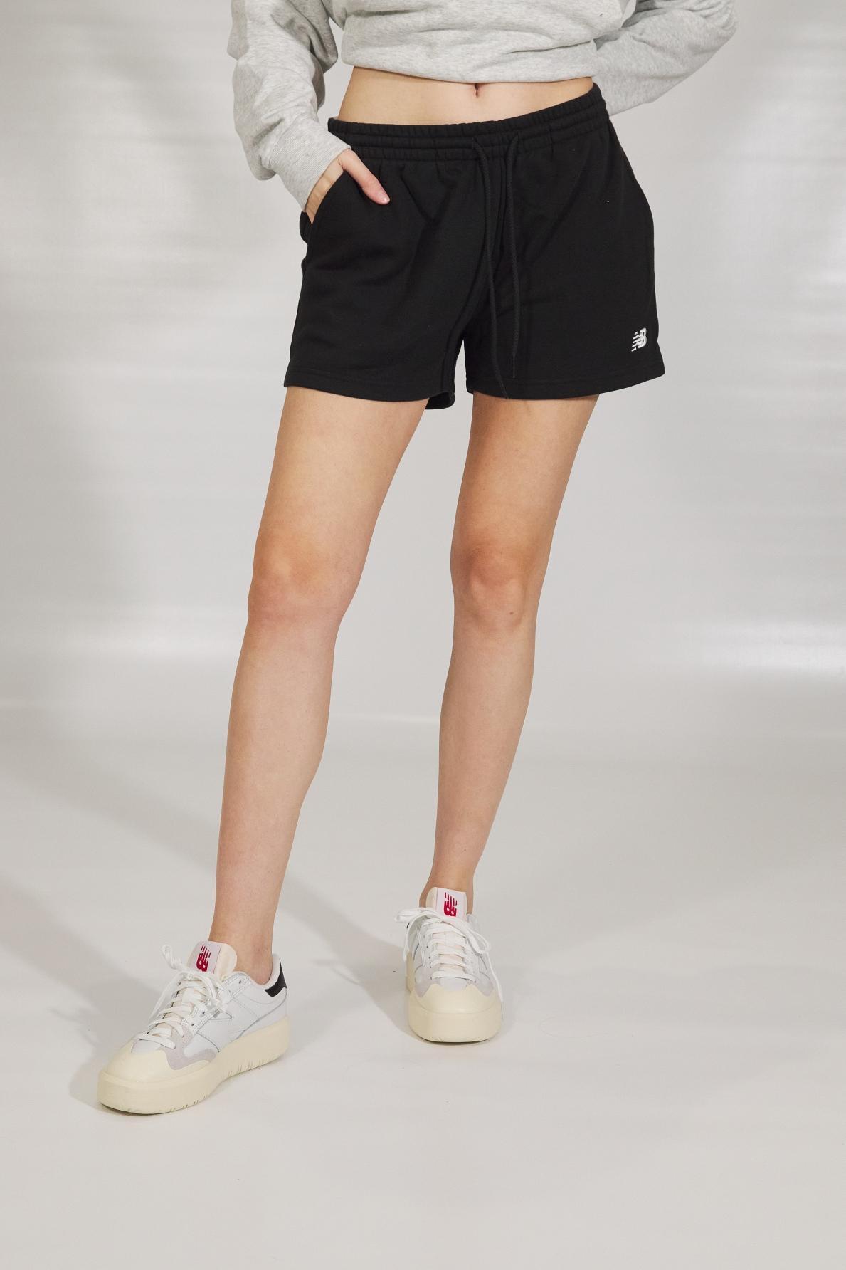 Shorts pour femme New Balance Essentials Noir 5/5