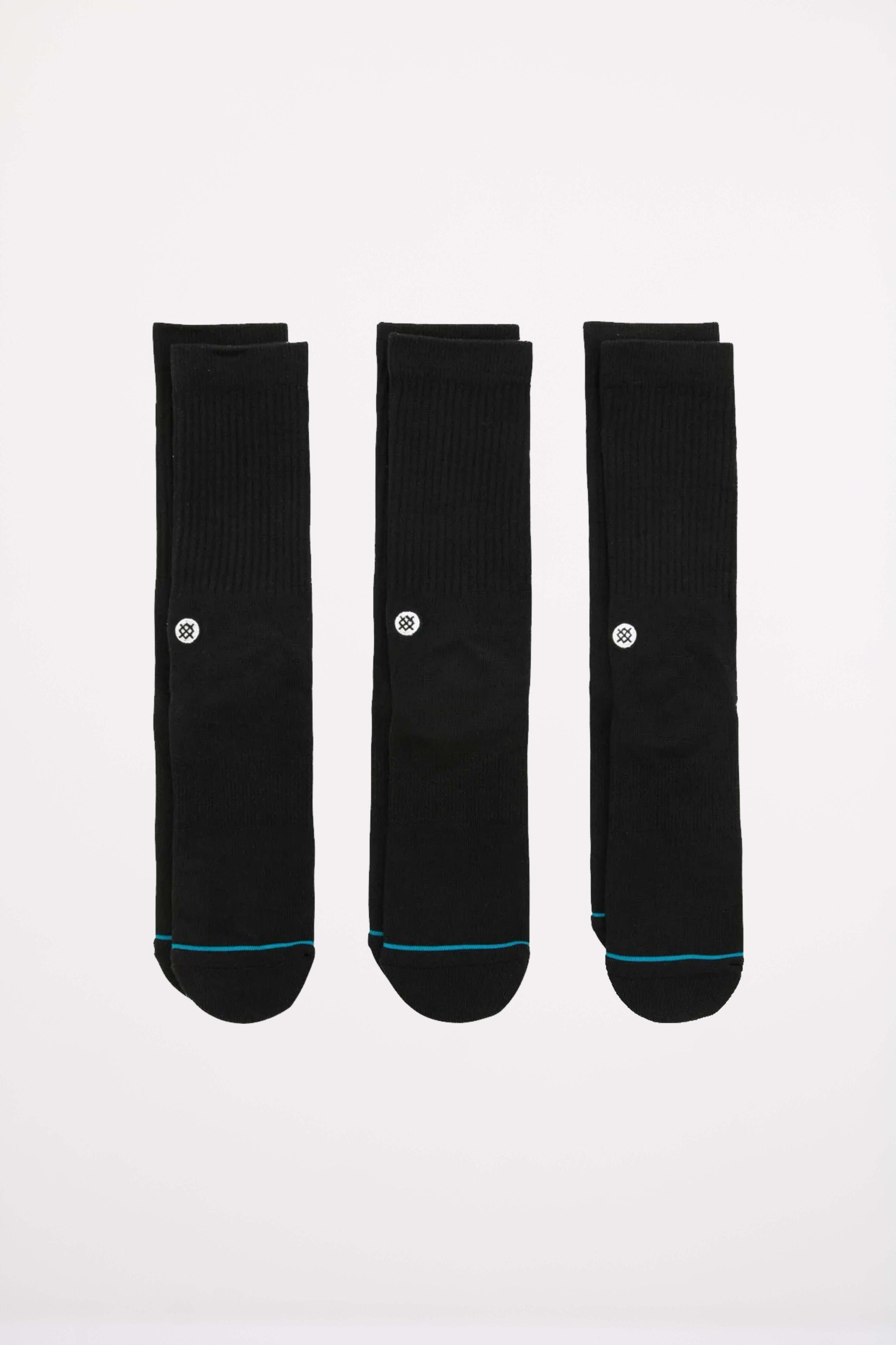Stance Icon 3er-Pack Crew, gepolstert. 4/4