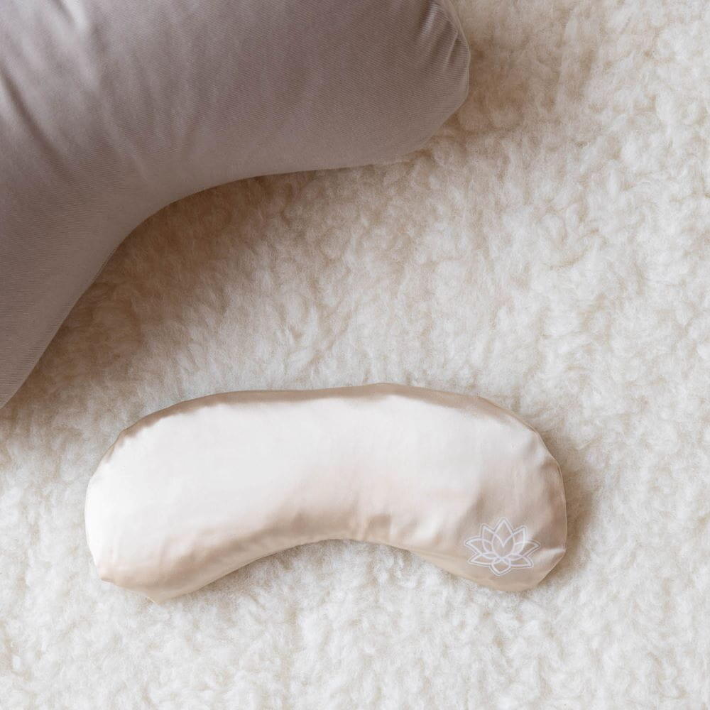 Augenkissen Seide beige 4/6