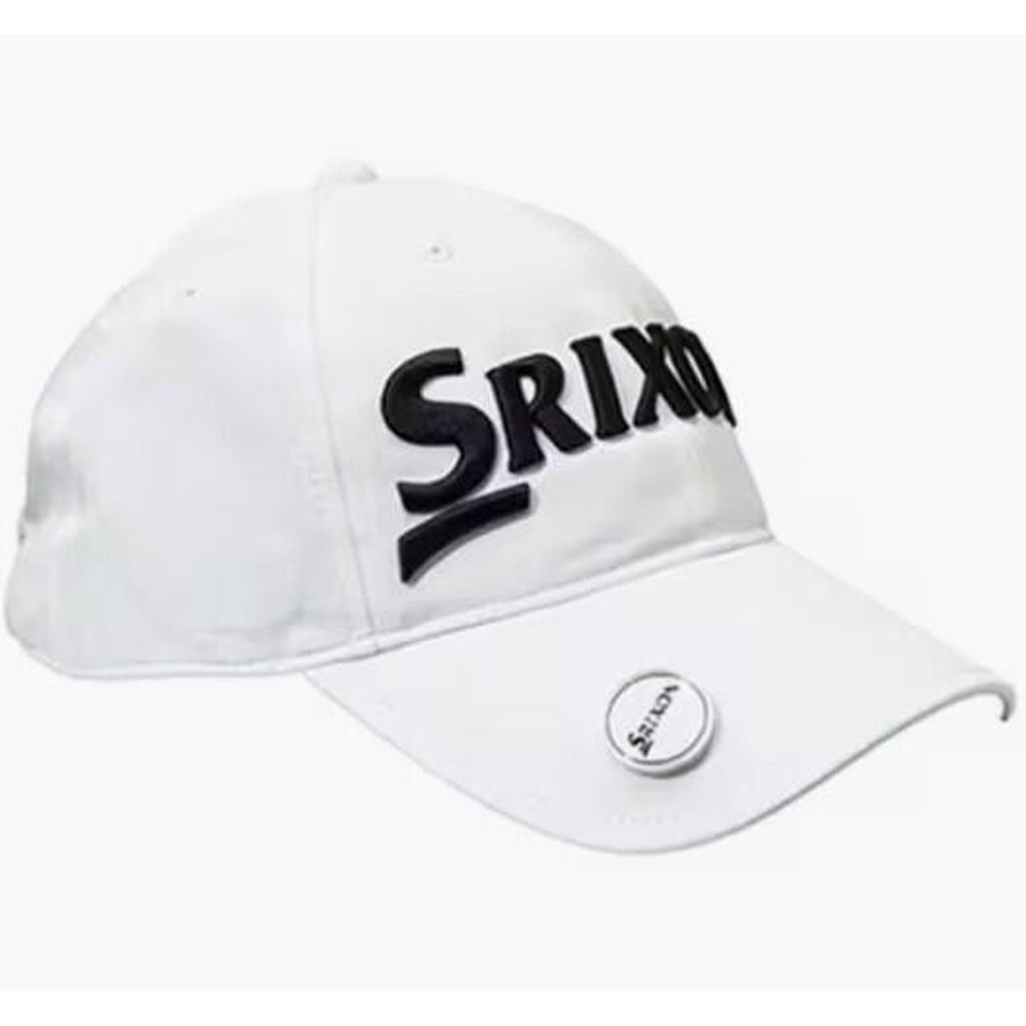 Srixon - Casquette De Golf Blanche Avec Marqueur De Balle Srixon - Bonnet - Blanc|noir - No Size - Decathlon