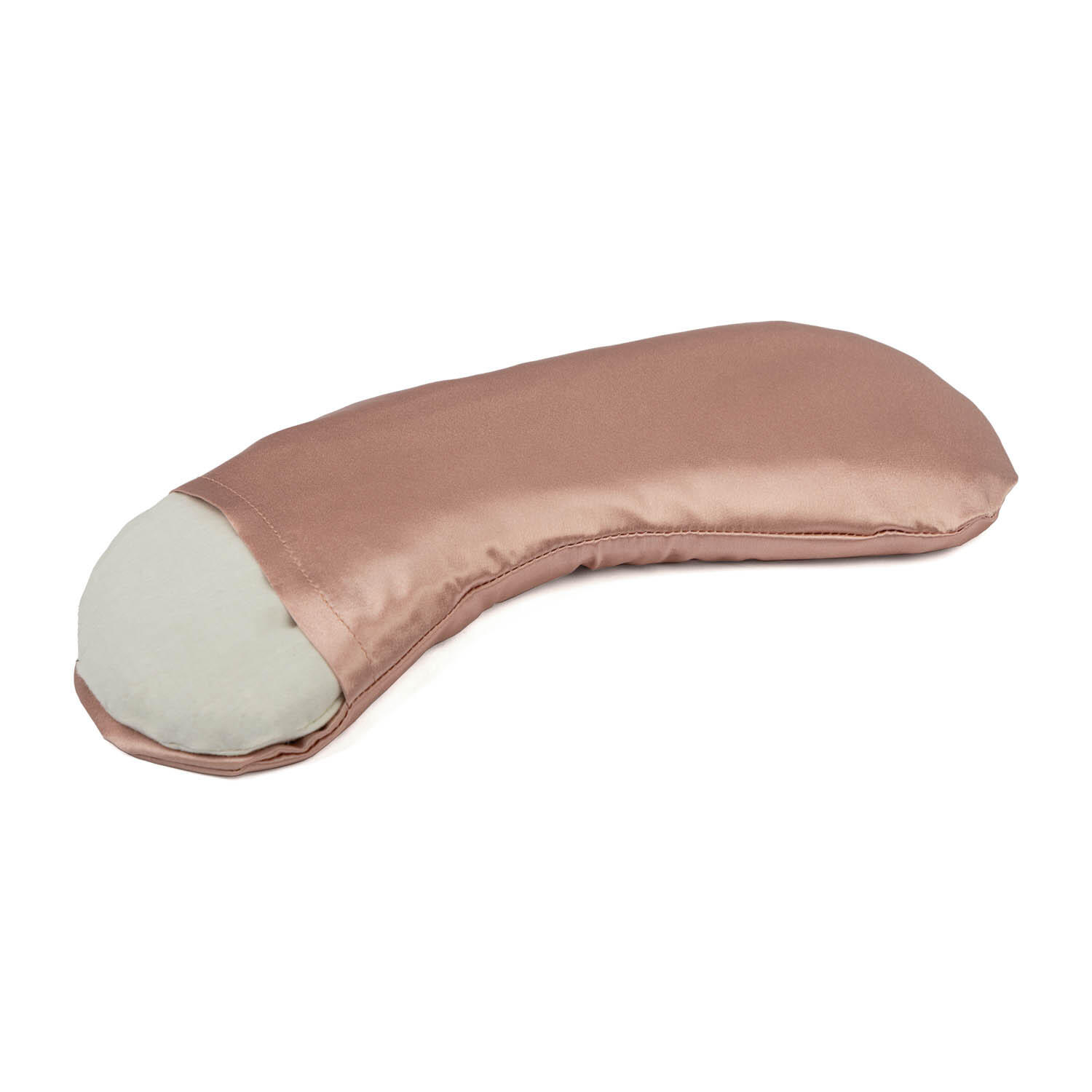 Augenkissen Seide rosé 3/4