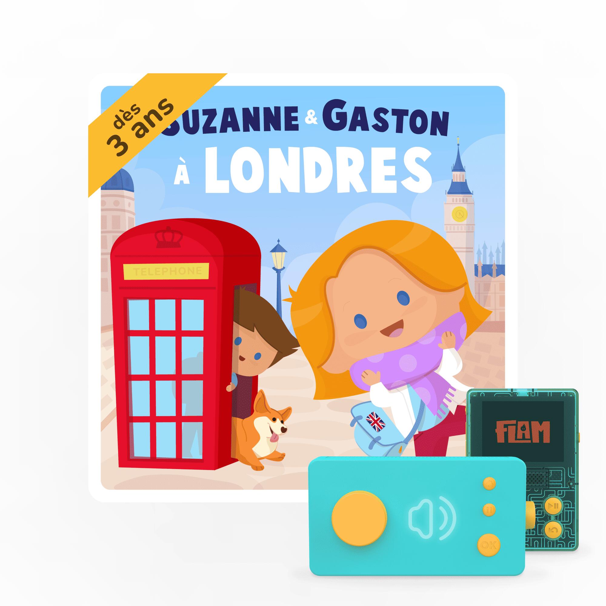 Lunii – Suzanne & Gaston à Londres – Livre audio interactif 1/6