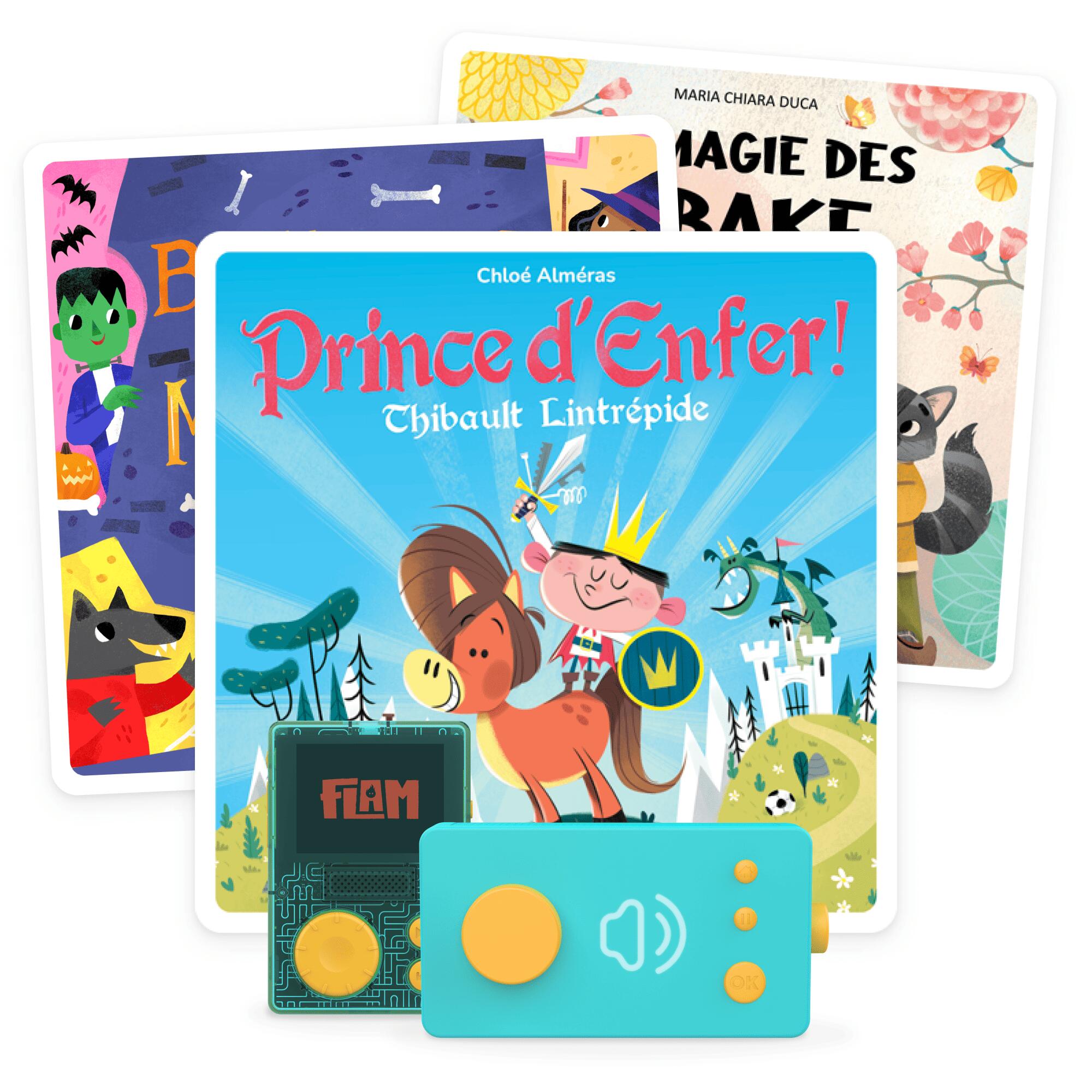 Lunii – 3 livres audio : Prince d’Enfer, Bienvenue chez les Monstres, Obake 1/6
