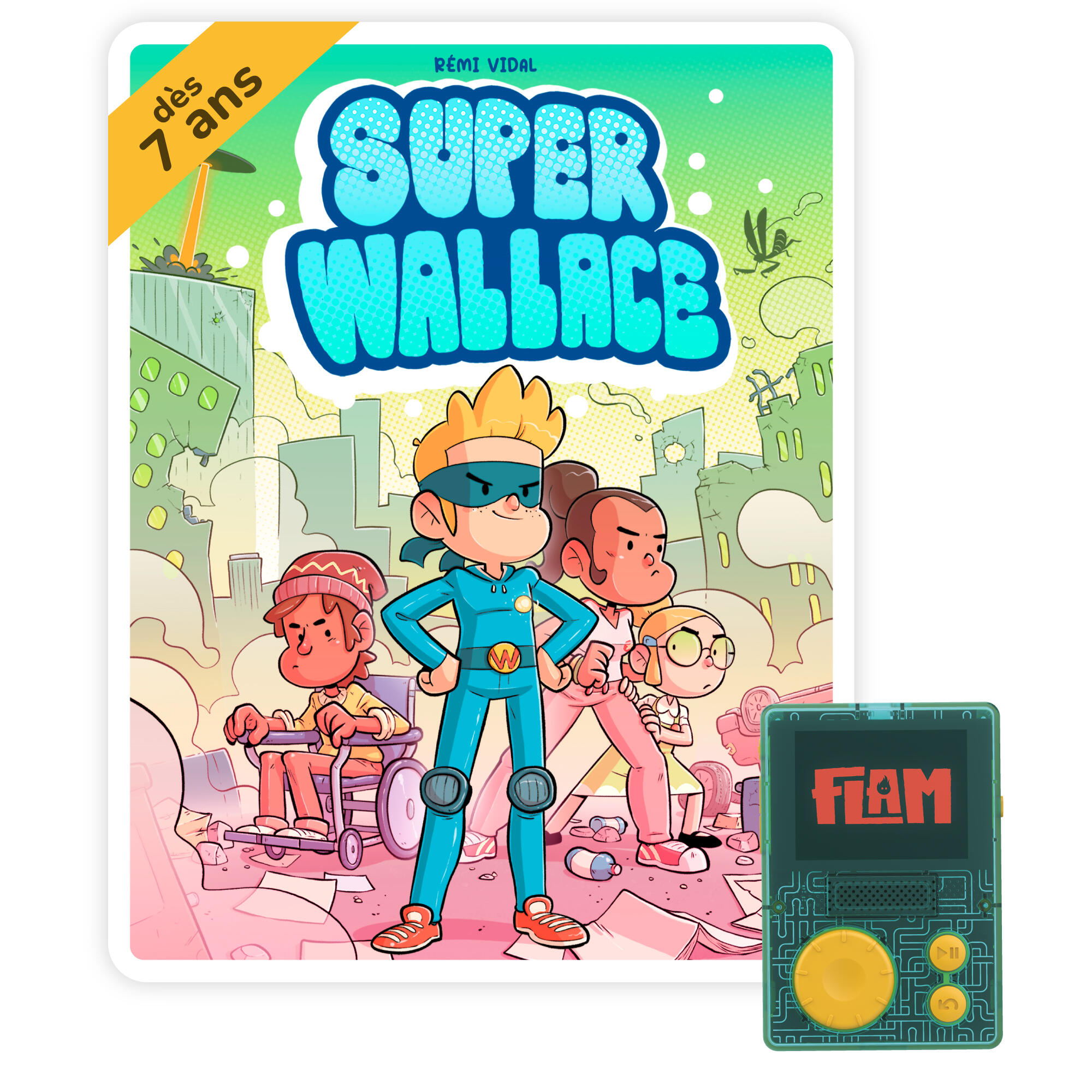Lunii – Super Wallace – Livre audio interactif 1/3