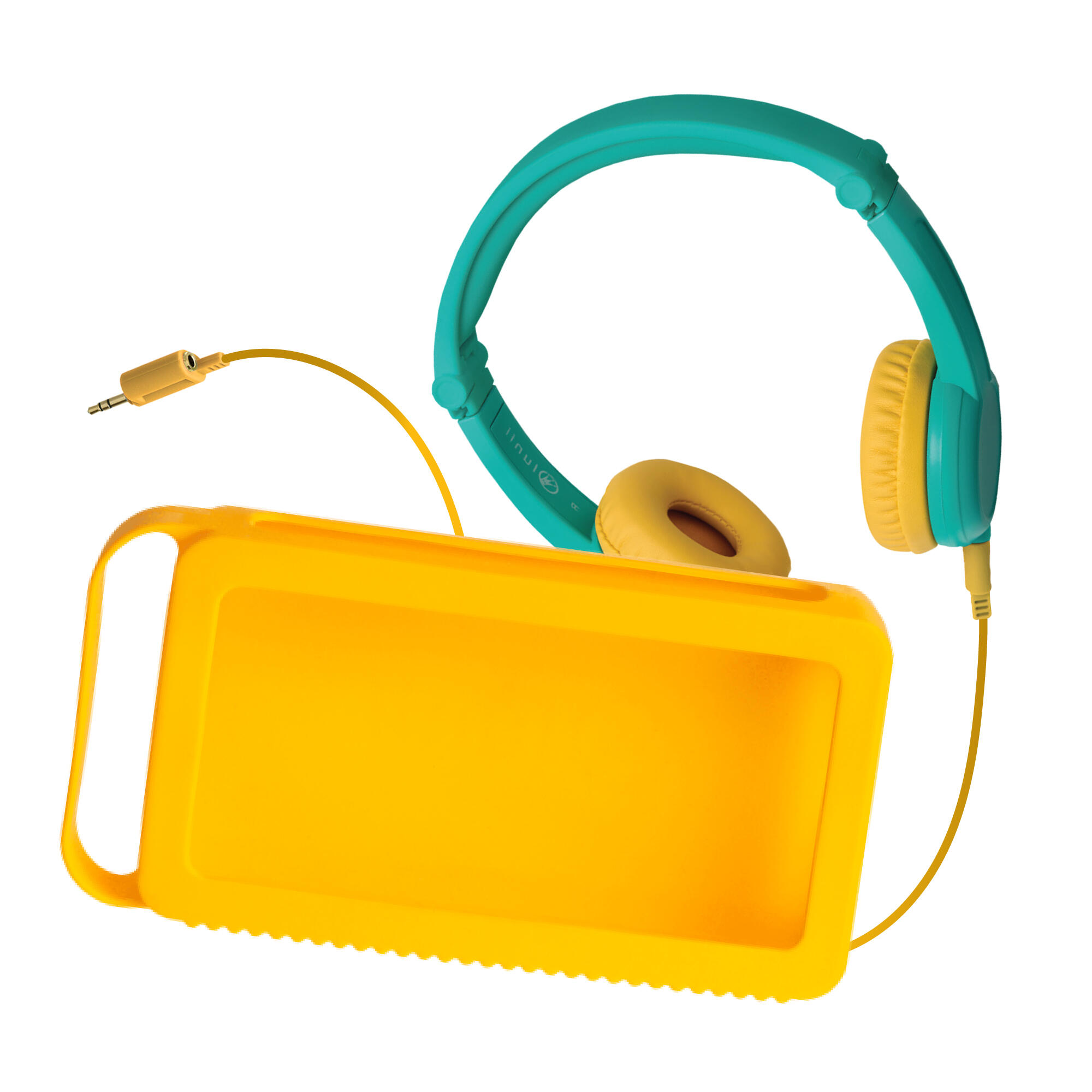 Lunii - Lunii – Accessoires Fabrique À Histoires – Casque Vert Et Coque Jaune - Appareil D'Endormissement - Taille Unique - Decathlon