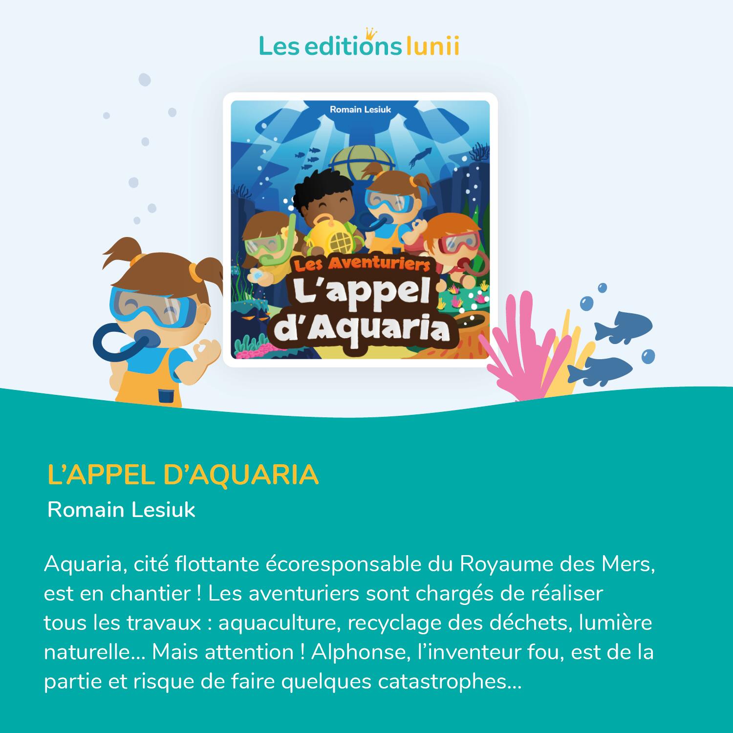 Lunii – L’Appel d’Aquaria – Livre audio interactif 2/6