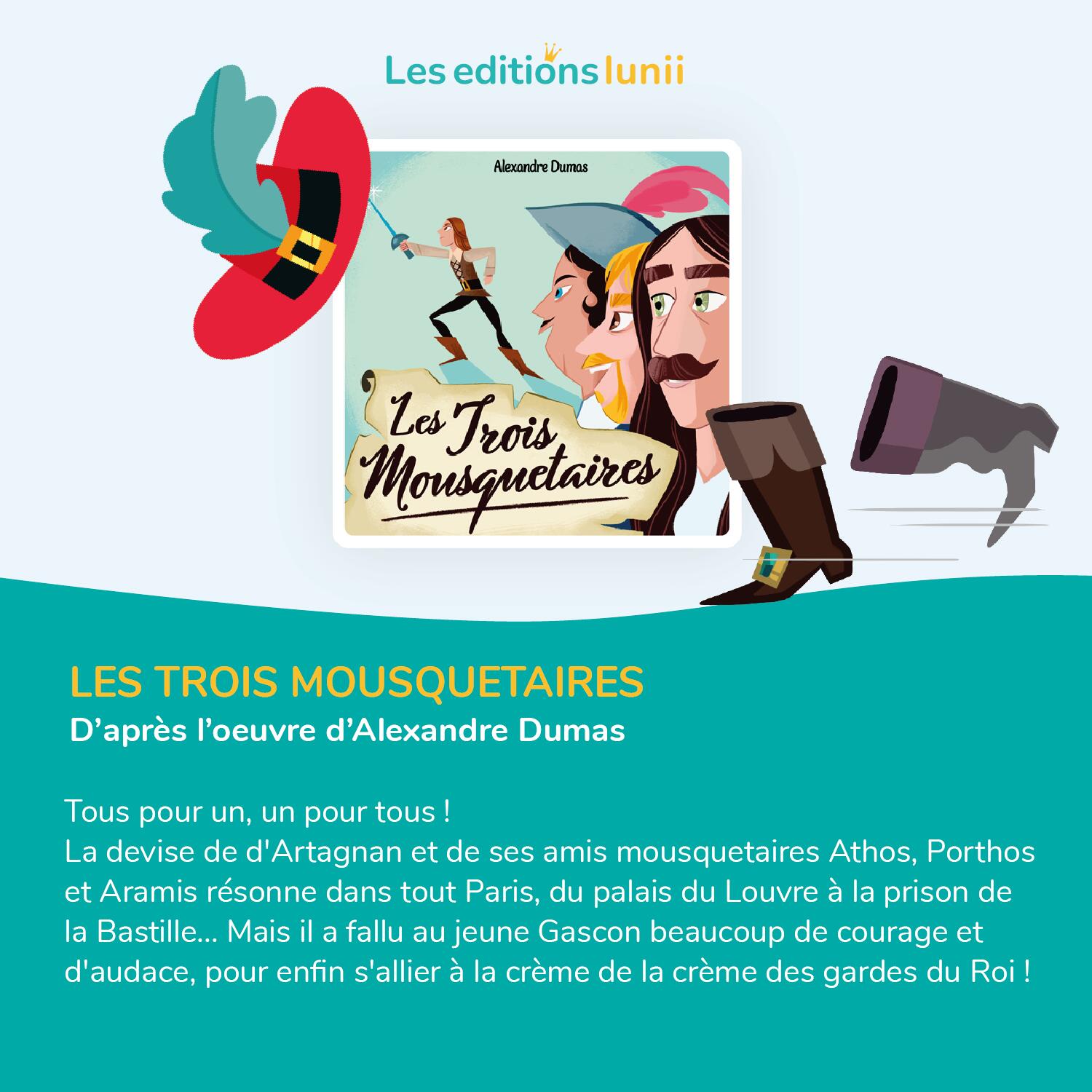 Lunii – Les Trois Mousquetaires – Livre audio interactif 2/6