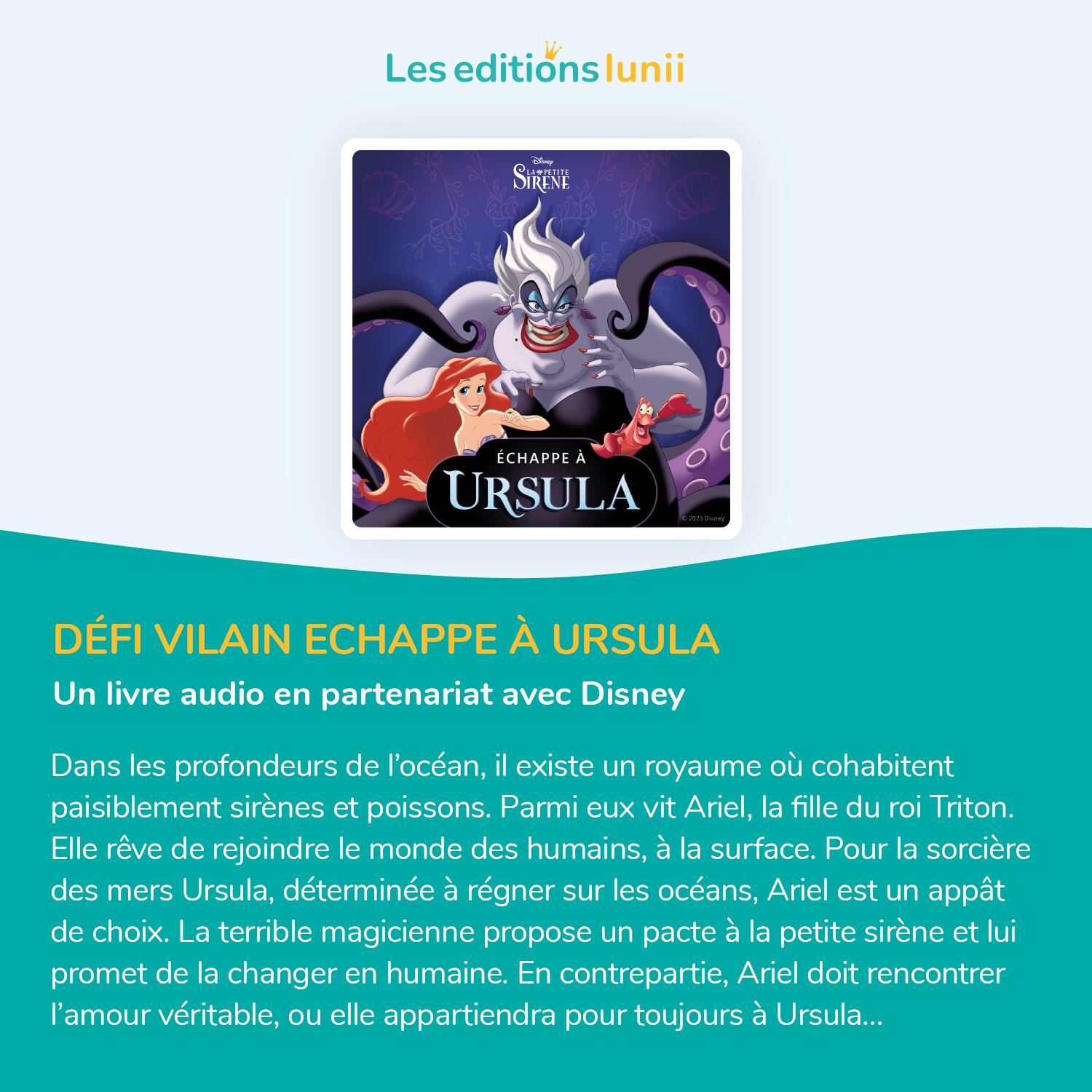 Lunii – Défi Vilain : Échappe à Ursula – Livre audio interactif 2/6