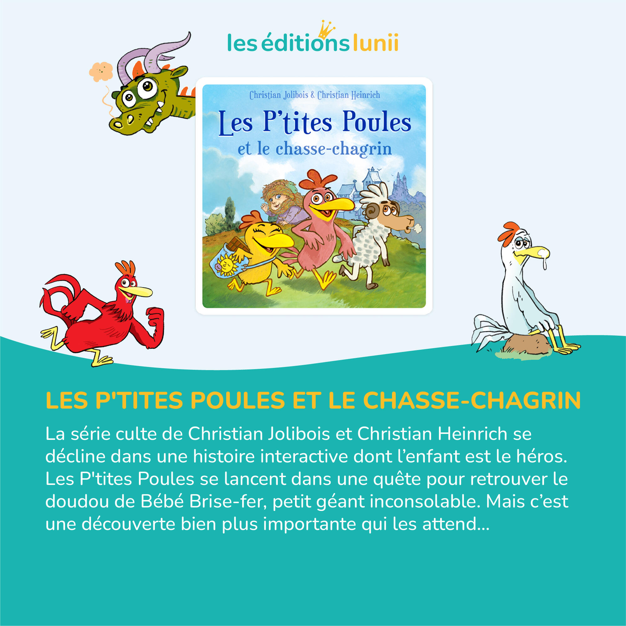 Lunii – Les P’tites Poules – Livre audio interactif 2/3