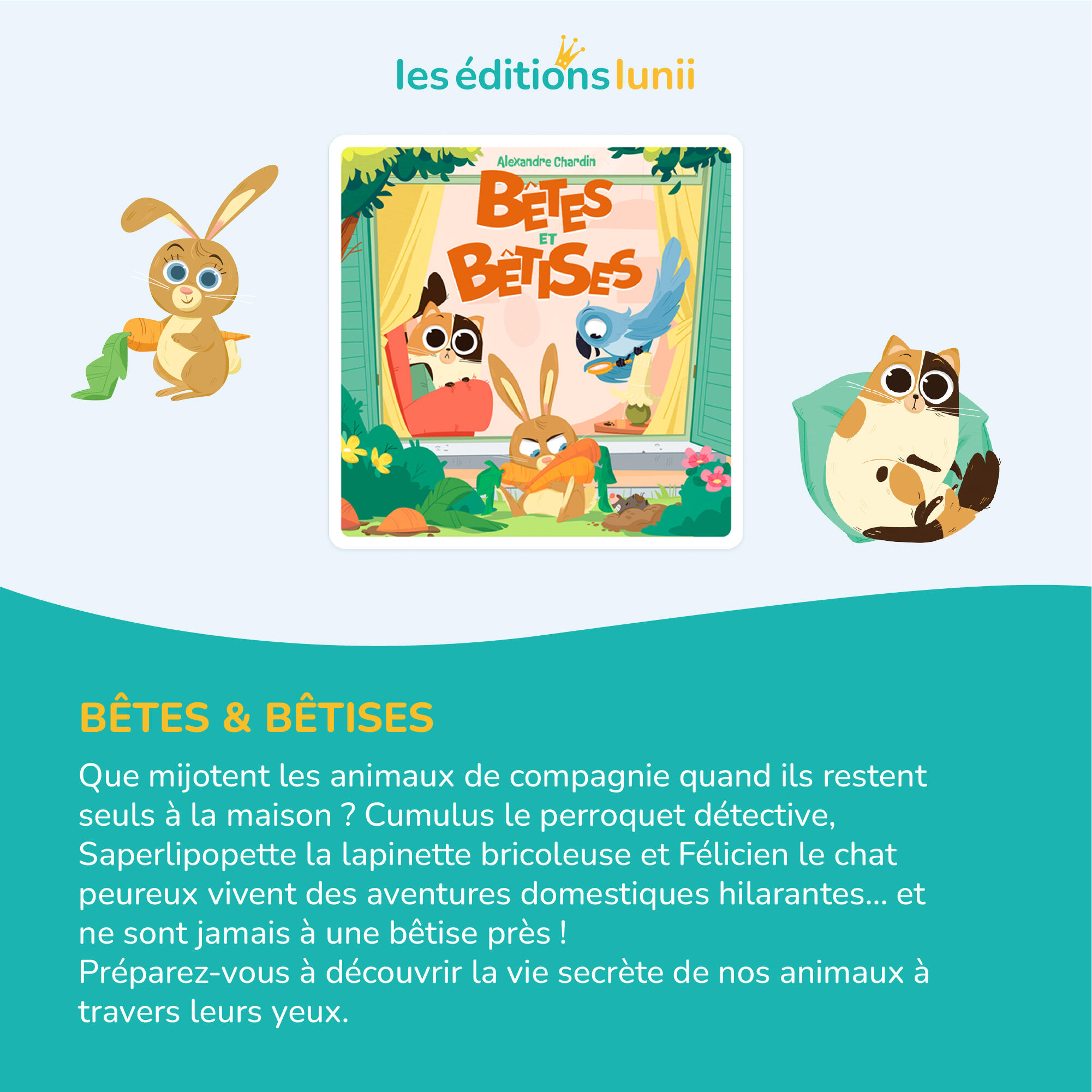 Lunii – Bêtes & Bêtises – Livre audio interactif 2/3