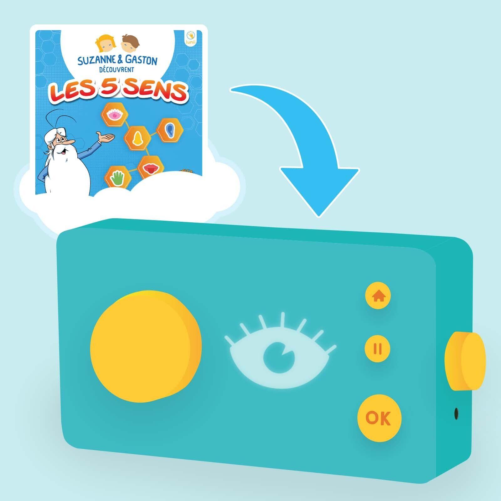 Lunii – Suzanne & Gaston – Les 5 Sens – Livre audio interactif 3/6