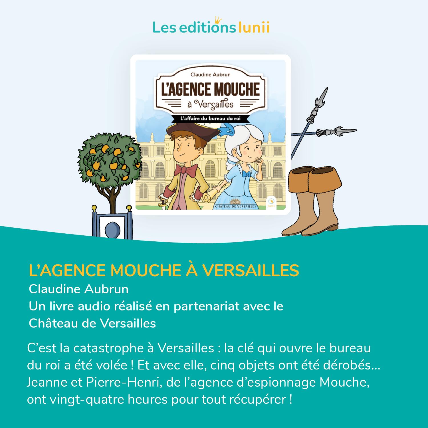 Lunii – L’Agence Mouche à Versailles – Livre audio 2/6