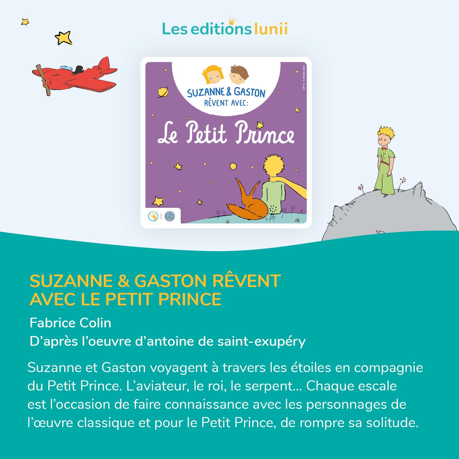Lunii – Suzanne & Gaston – Le Petit Prince – Livre audio 2/6