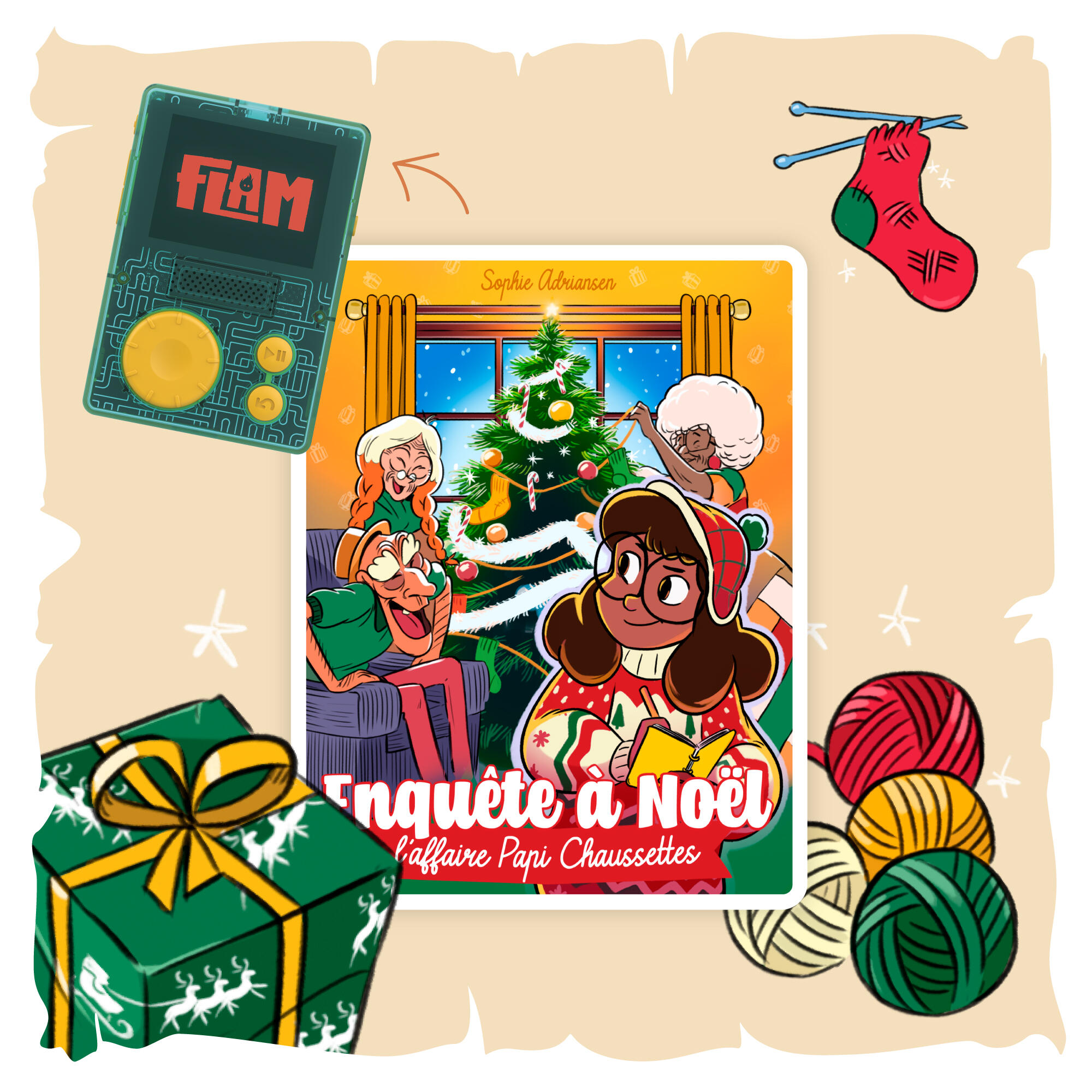 Lunii – L’affaire Papi Chaussettes – Livre audio interactif 2/3