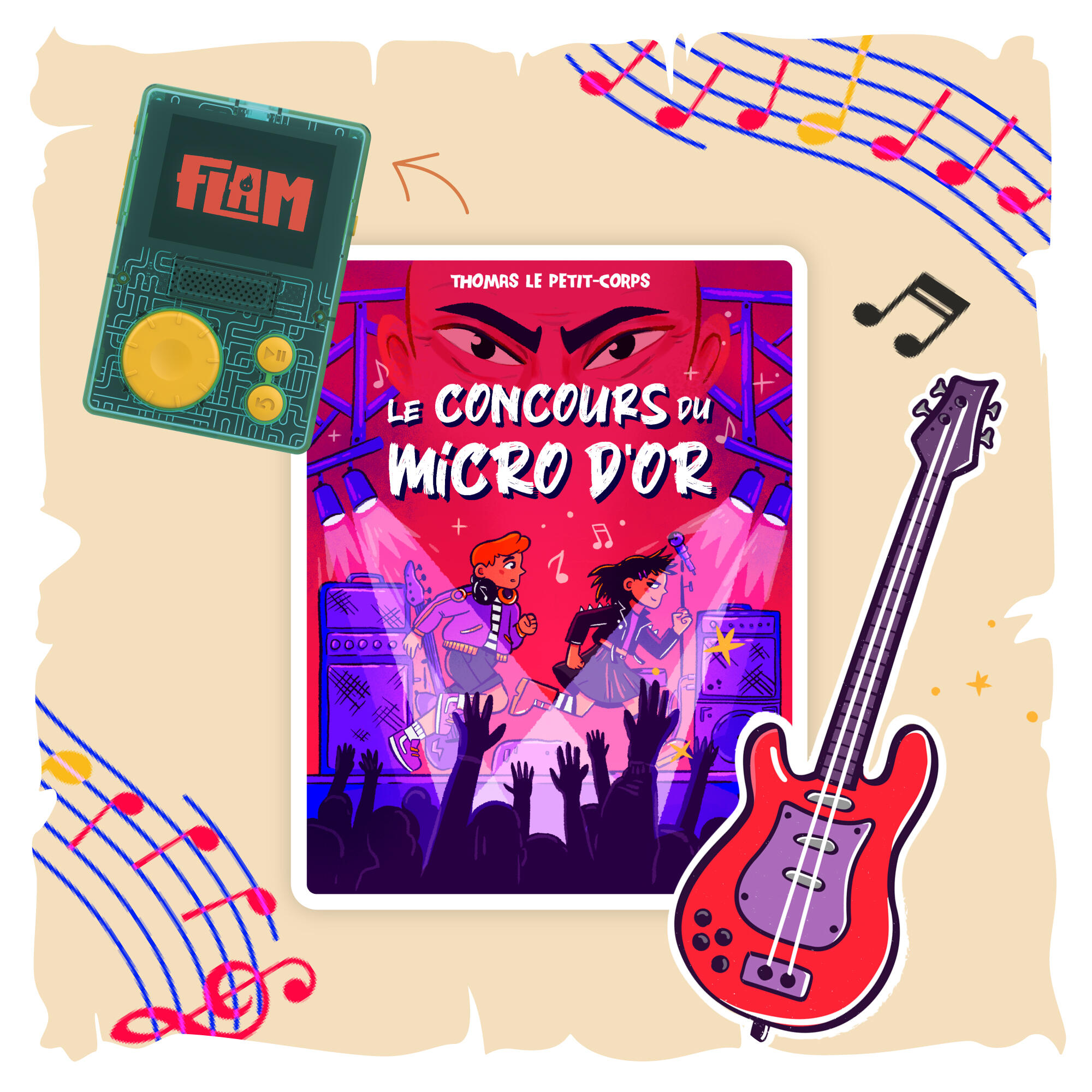 Lunii – Le concours du Micro d’Or – Livre audio 2/3