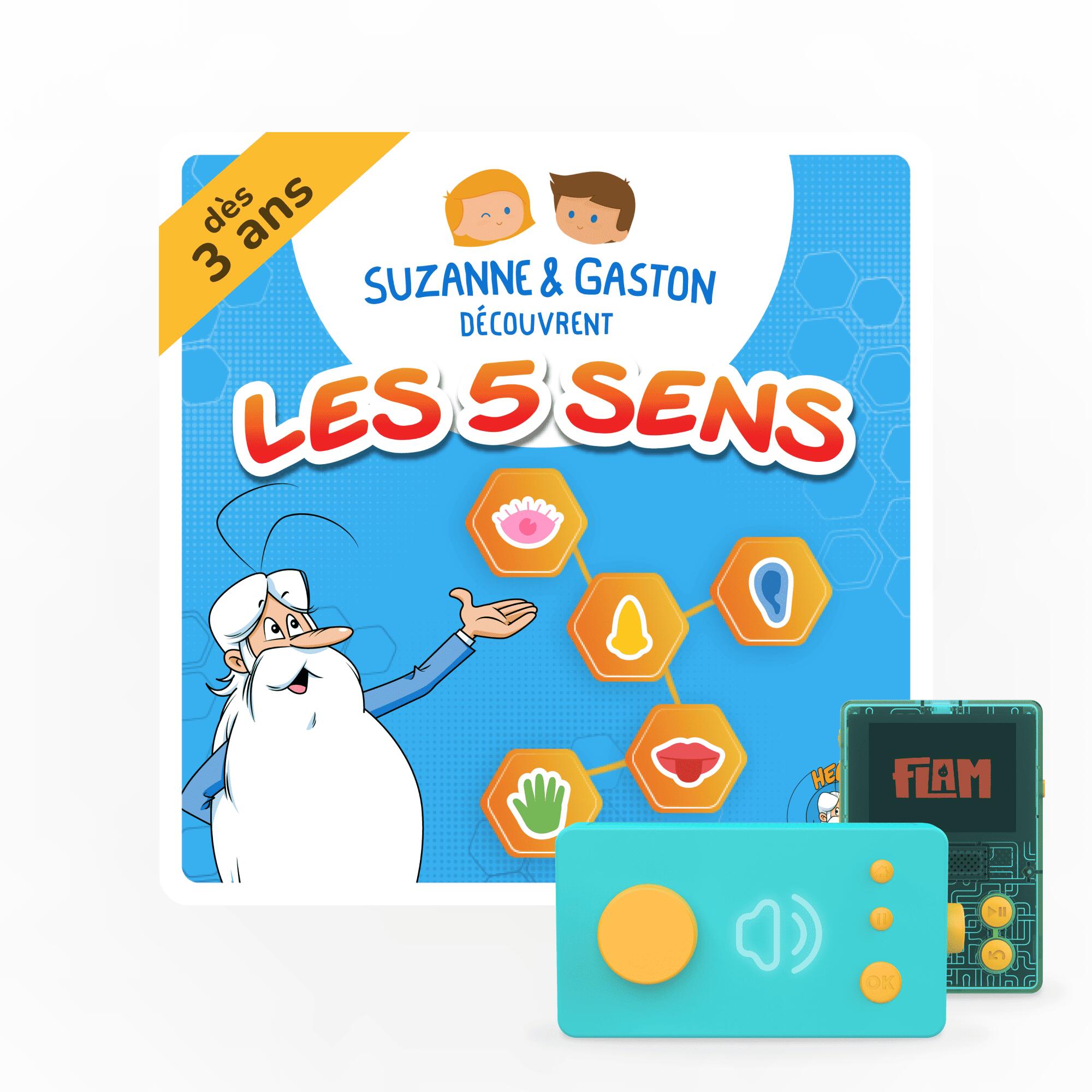 Lunii – Suzanne & Gaston – Les 5 Sens – Livre audio interactif 1/6