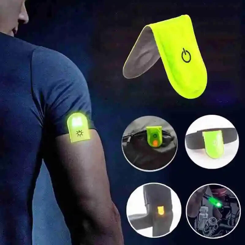 Clip LED réfléchissant magnétique – sécurité running / marche / vélo 3/6